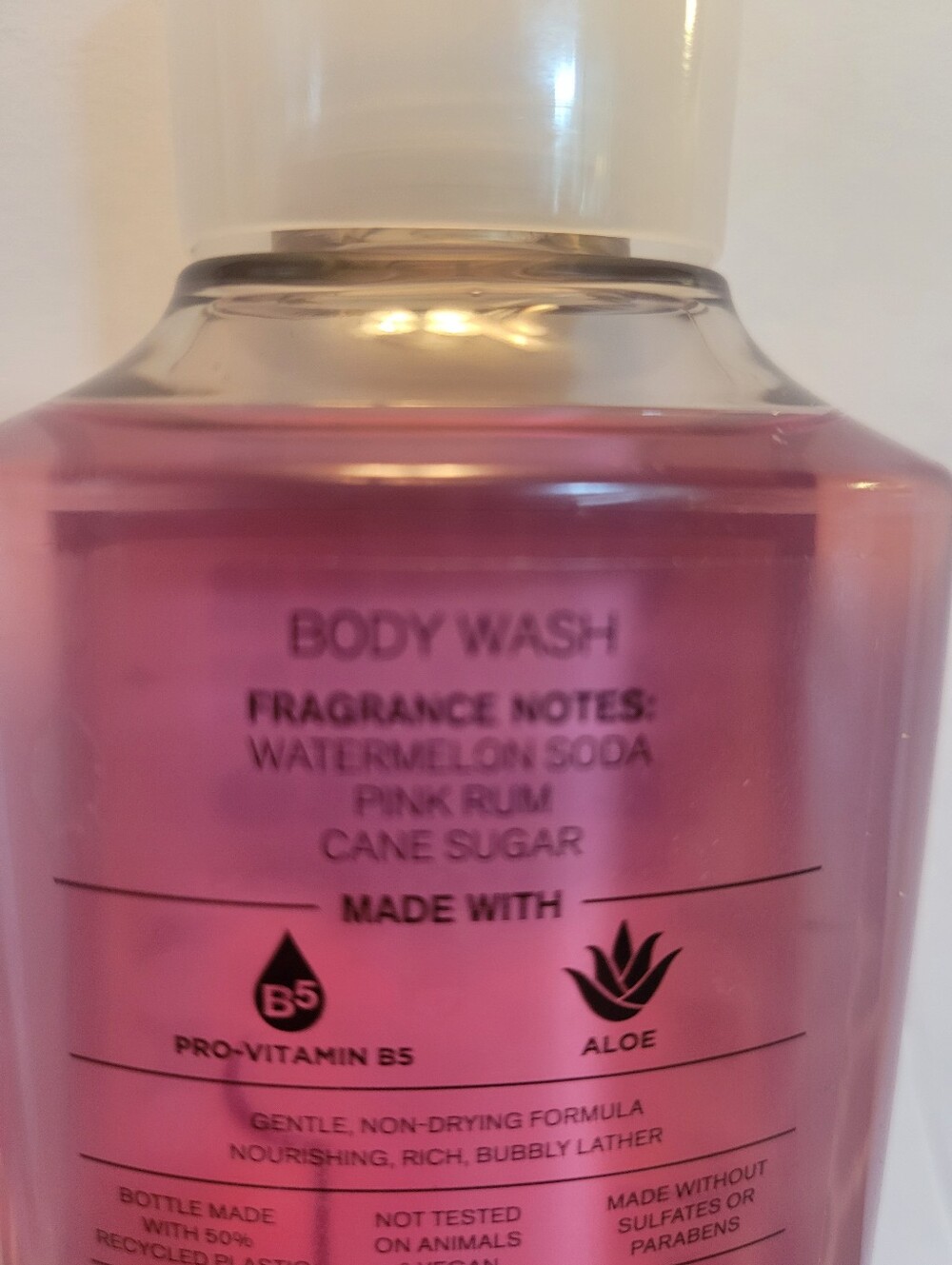 Bath& Body Works Watermelon Mojito Body Wash - Picture 3 of 4